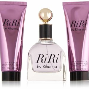 Rihanna Riri For Women 3 Pc Gift Set 3.4Oz Edp Spray, 3Oz Body Lotion, 3Oz Bath & Shower Gel