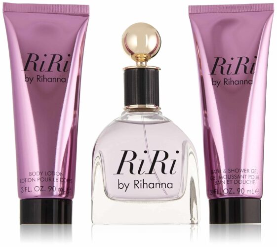 Rihanna Riri For Women 3 Pc Gift Set 3.4Oz Edp Spray, 3Oz Body Lotion, 3Oz Bath & Shower Gel